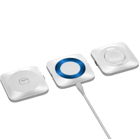 15W Magsafe Wireless Charger, Three-in-One Magnetic Absorption, Suitable for Phones, Watches, and Headsets