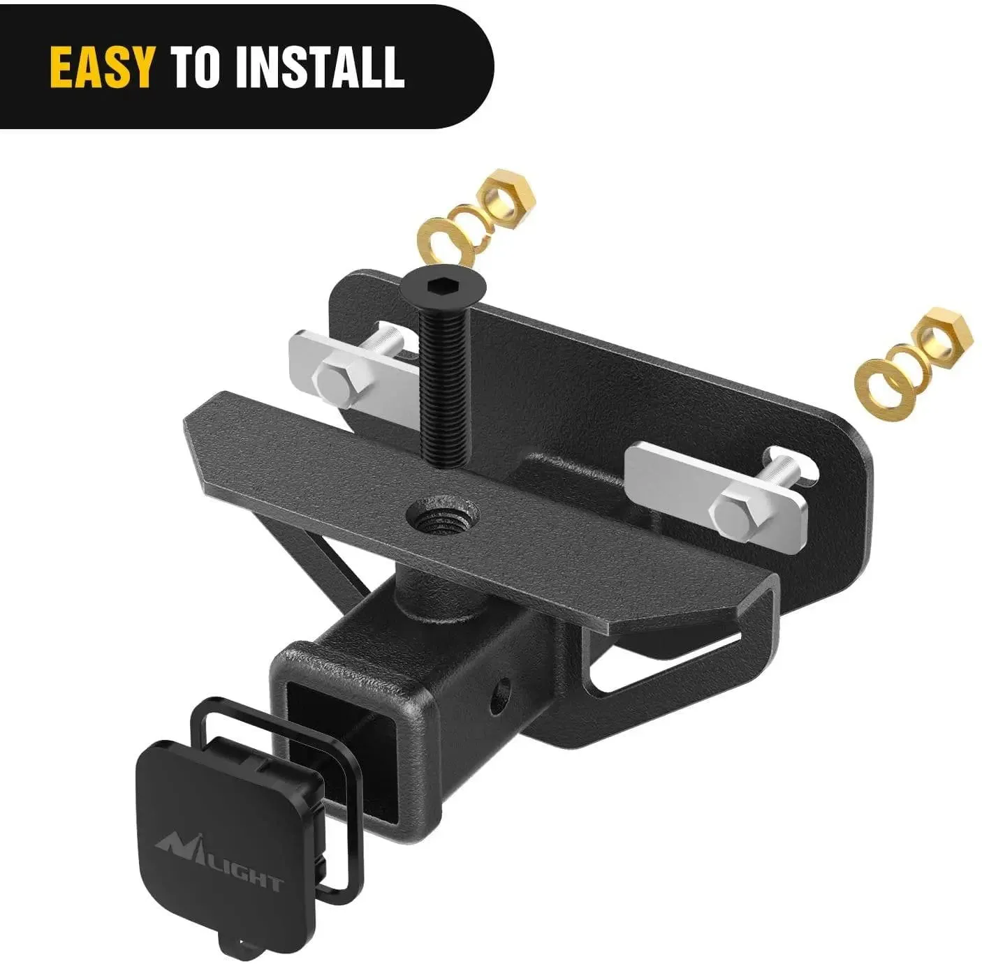2003-2018 Dodge Ram 1500 2003-2013 Ram 2500/3500 2 Inch Rear Trailer Hitch Receiver Class 3