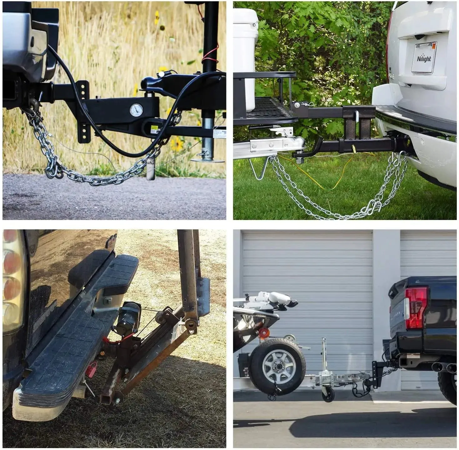 2003-2018 Dodge Ram 1500 2003-2013 Ram 2500/3500 2 Inch Rear Trailer Hitch Receiver Class 3