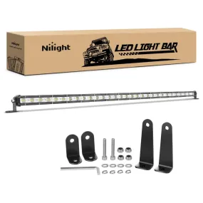 31 Inch 90W 30LED Single Row Ultra-Slim Spot Flood Combo LED Light Bars