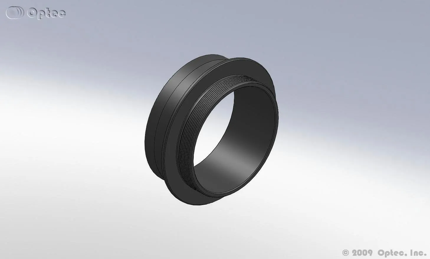 3" Drawtube Adapter To AstroPhysics 2.7" Male Thread (17838)