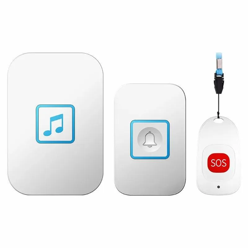 Advanced Wireless Doorbell System with Emergency Alert and Universal Plug Compatibility