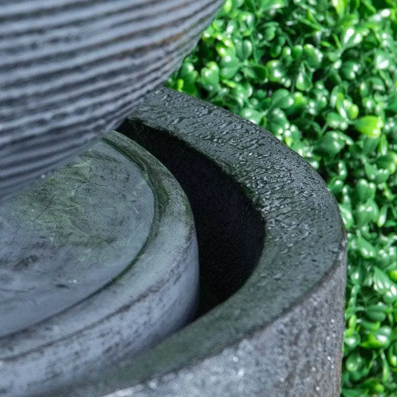 Alessia Resin Water Feature - Anthracite