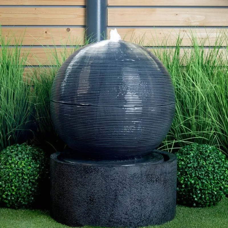 Alessia Resin Water Feature - Anthracite