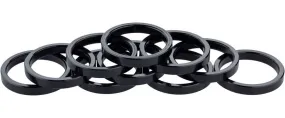 Alloy Headset Spacer, Diameter: 1-1/8", Height: 5mm, Black, Single