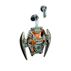 Azeada机达人 BT04机甲蓝牙耳机 送配套支架 Zero Mecha TWS Gaming Earbuds