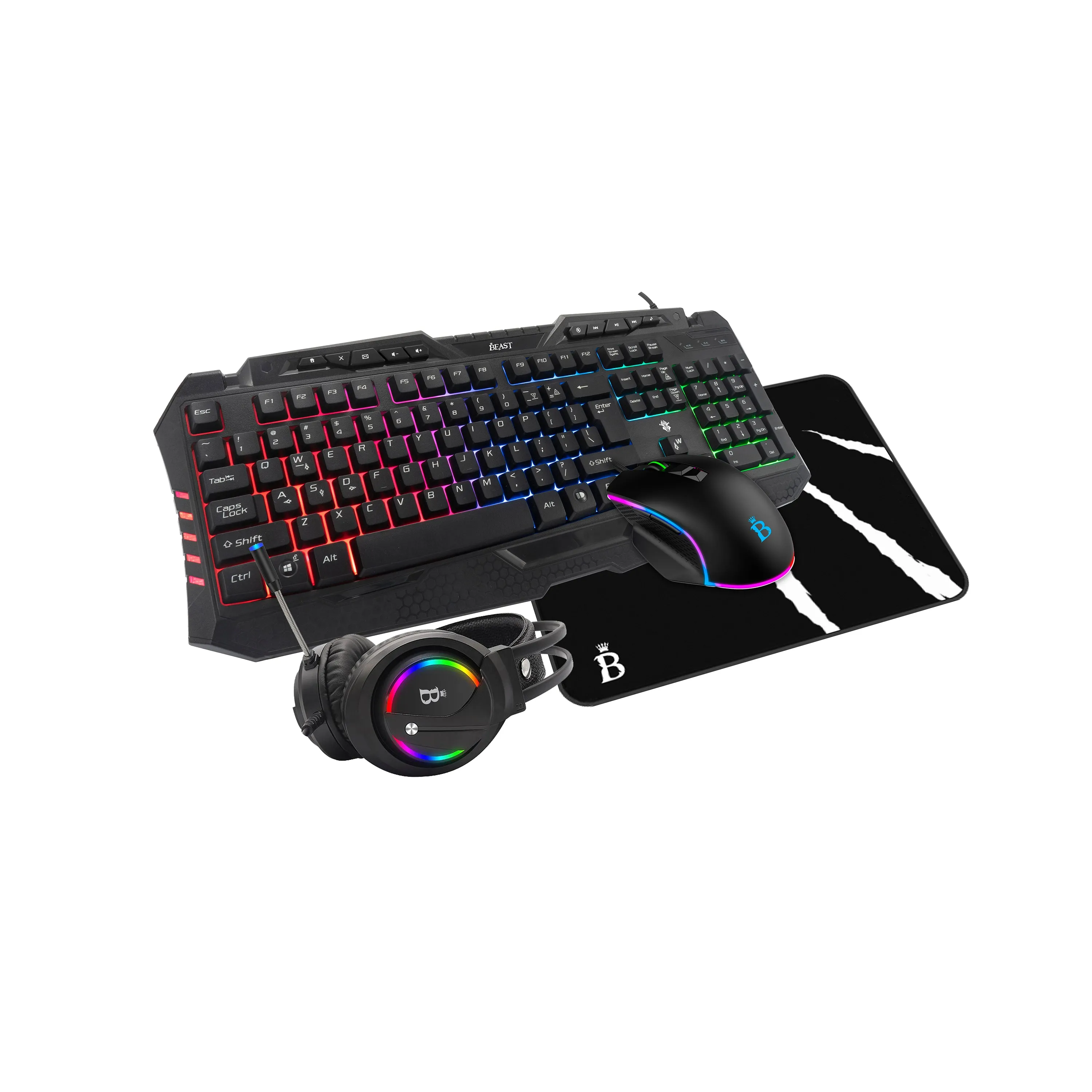 BEAST 4-1 KEYBOARD GAMING COMBO SET