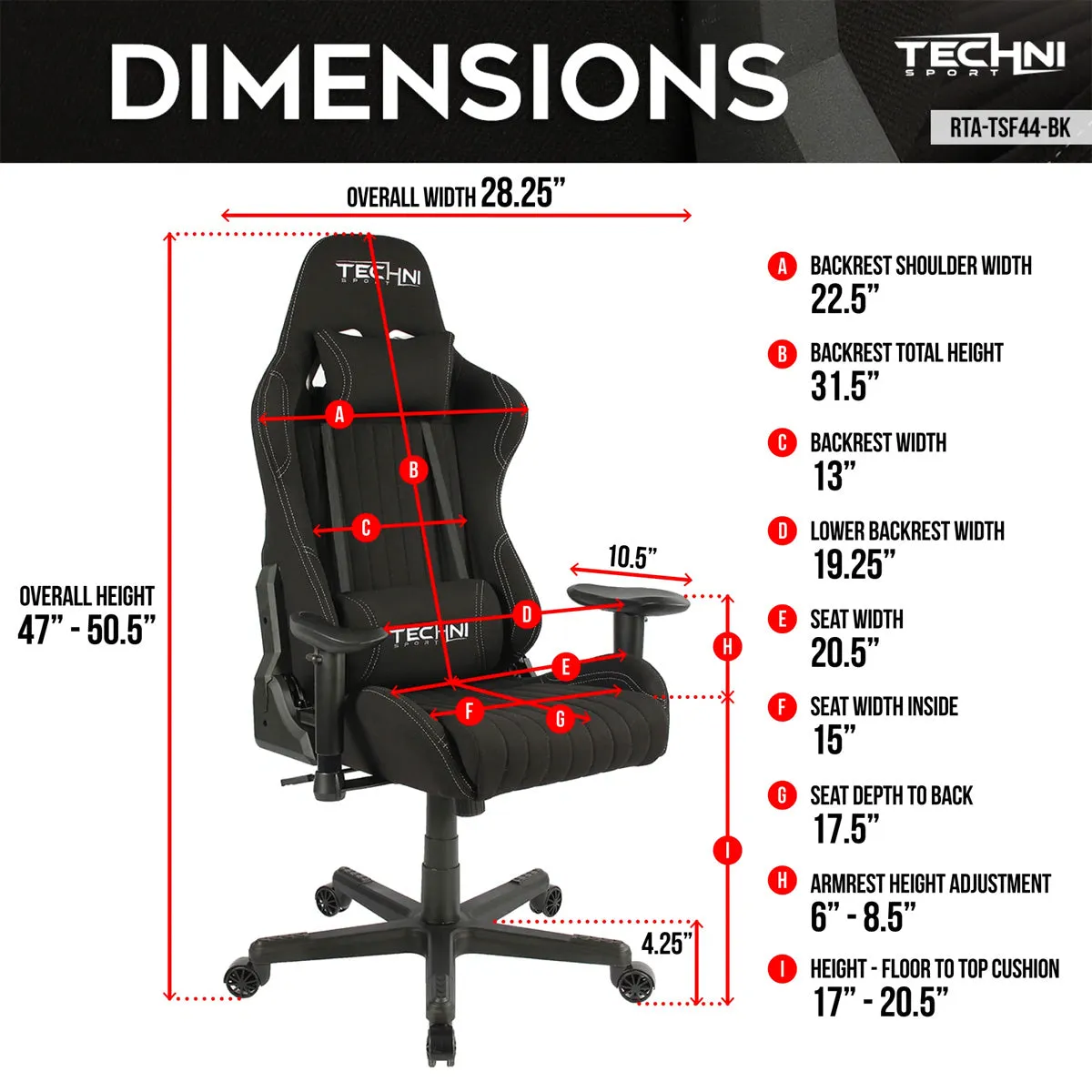 BLACK ECHO GAMING CHAIR