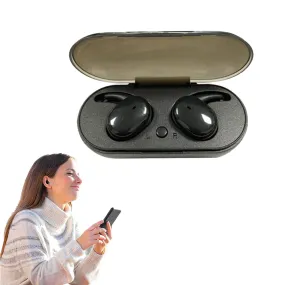 Bluetooth 5.0 Wireless Headphones TWS Earphones In Earbuds With Charging Case Black