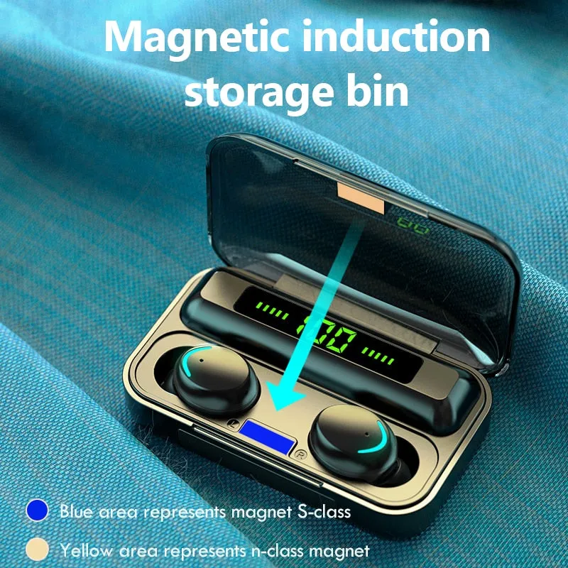 Bluetooth Earphones 2200mAh Charging Box