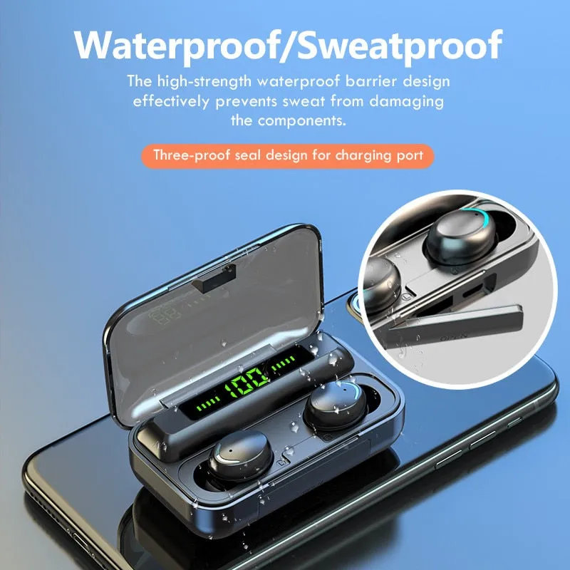 Bluetooth Earphones 2200mAh Charging Box