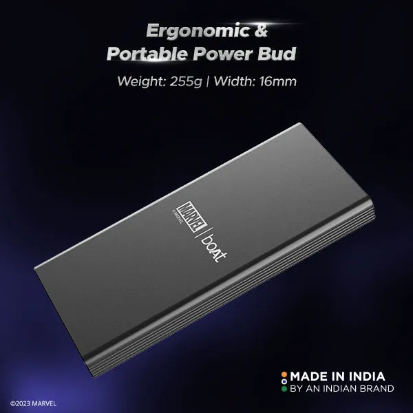 boAt EnergyShroom PB300 Avenger Edition | Powerbank with 10000mAh battery capacity, 12-Layer Smart IC Protection, 22.5W Fast Charging
