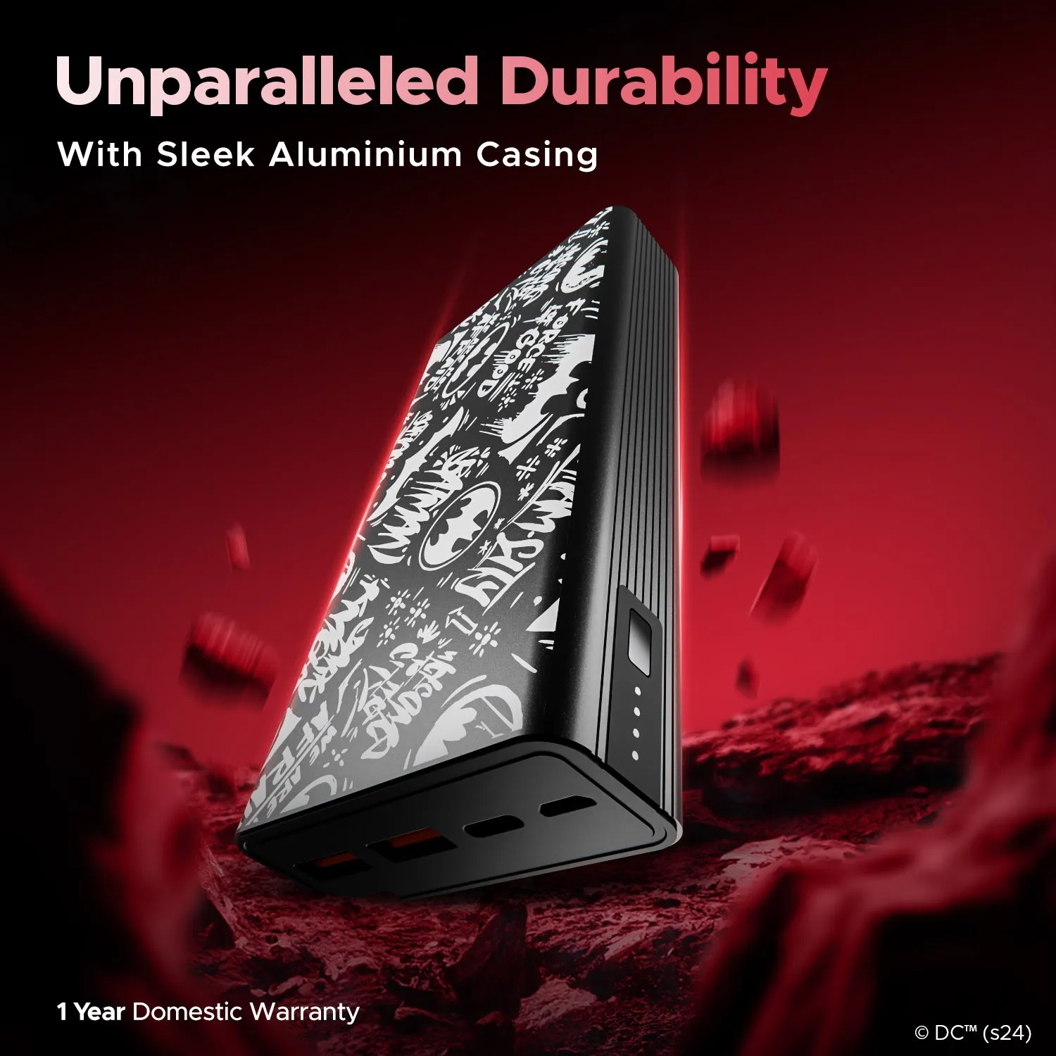 boAt Energyshroom PB400 DC Edition | Powerbank with 22.5W Wired Fast Charging, 12 Layer Smart IC Protection, 20000W mAh Battery