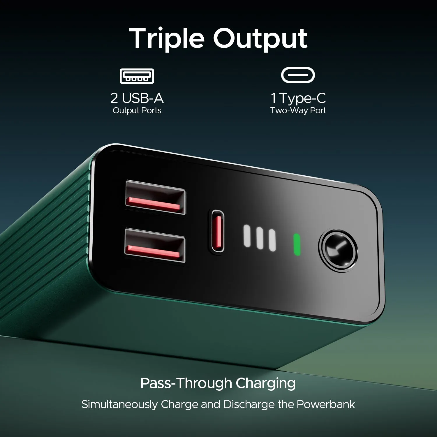 boAt Energyshroom PB400 Pro | 20000 mAh Powerbank with 2-way 22.5W fast charging,Pass-Through Charging, 12-Layer Smart IC Protection, Aluminium Casing & Compact