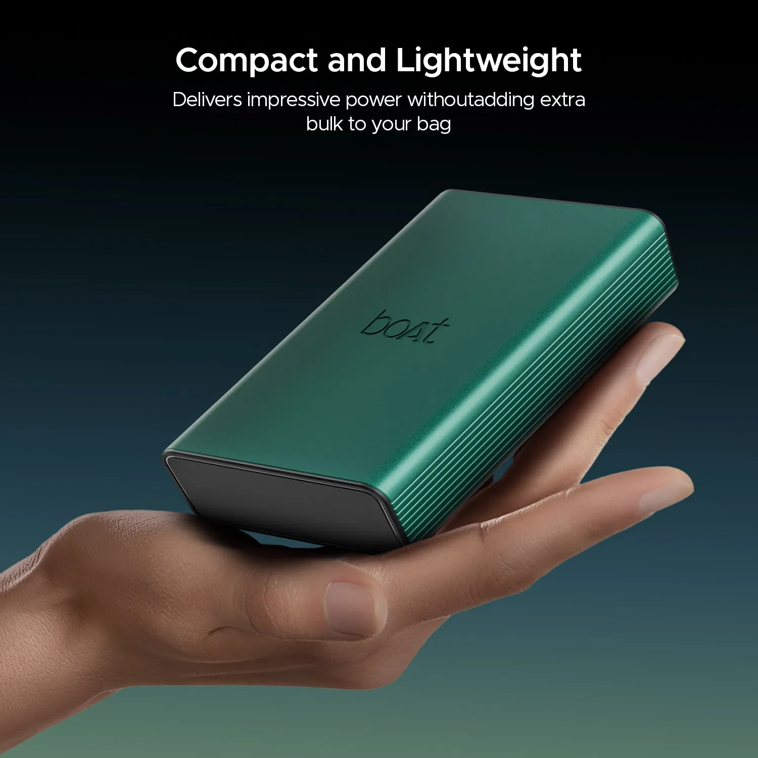 boAt Energyshroom PB400 Pro | 20000 mAh Powerbank with 2-way 22.5W fast charging,Pass-Through Charging, 12-Layer Smart IC Protection, Aluminium Casing & Compact