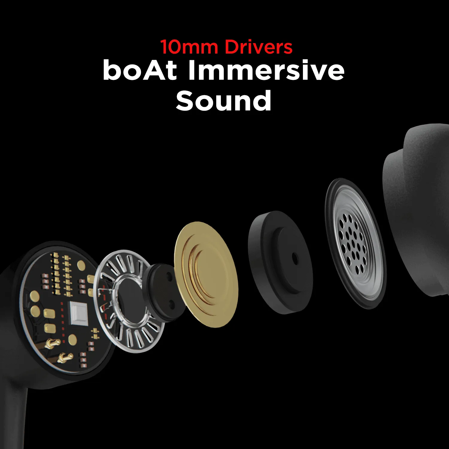 boAt Rockerz 205 Pro | Bluetooth Earphone with 10mm Drivers, Upto 30 Hour Playback, Lightweight Magnetic Earbuds