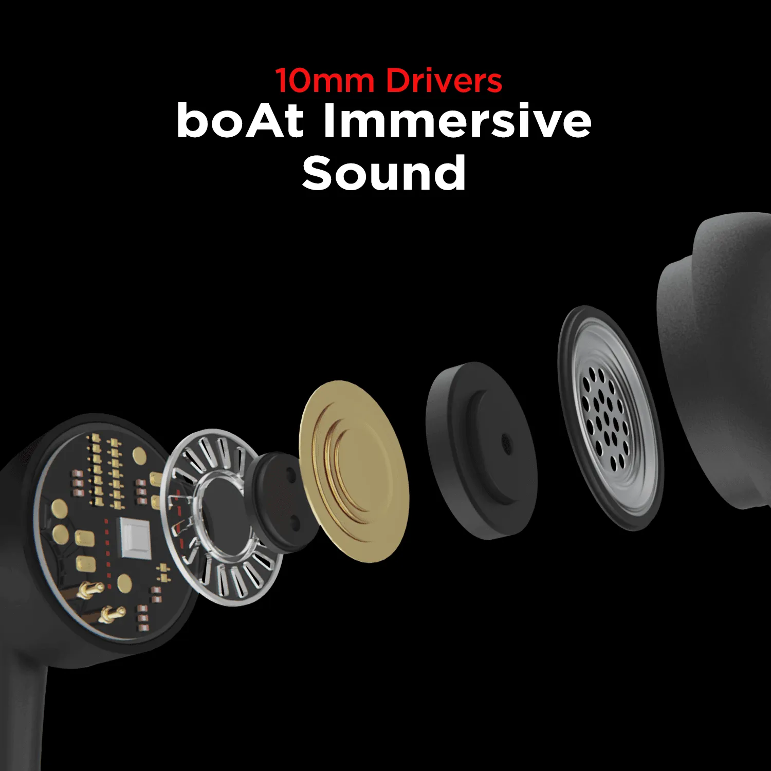 boAt Rockerz 205 Pro | Bluetooth Earphone with 10mm Drivers, Upto 30 Hour Playback, Lightweight Magnetic Earbuds