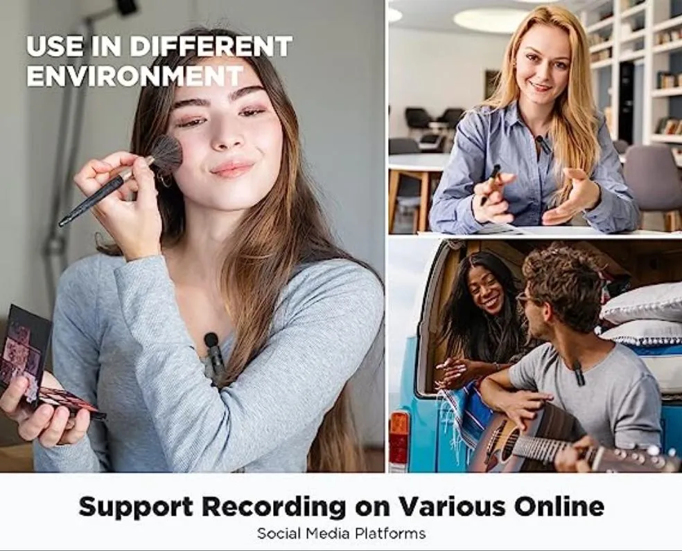 BOYA BY-V1 Wireless Lavalier Microphone for iPhone