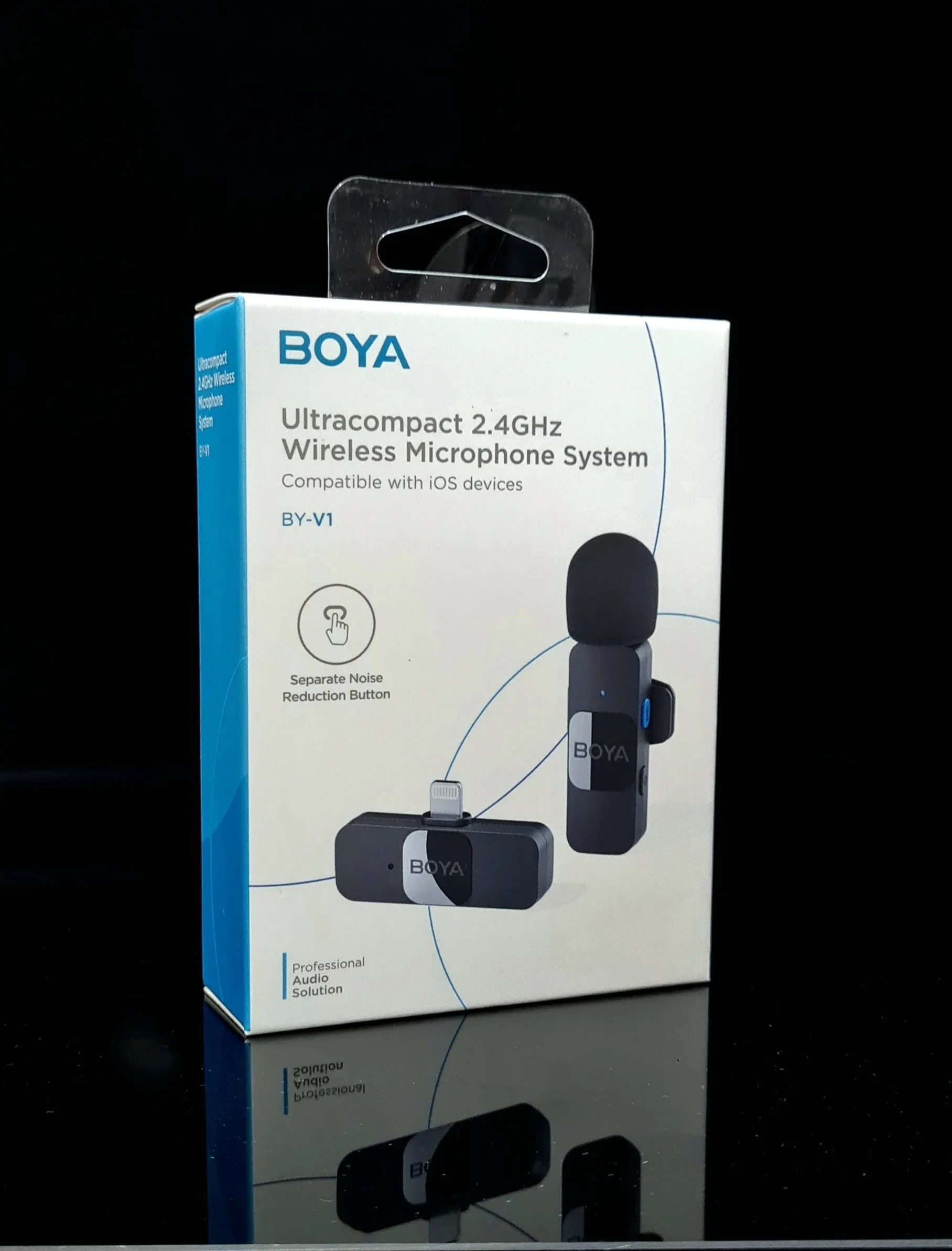 BOYA BY-V1 Wireless Lavalier Microphone for iPhone