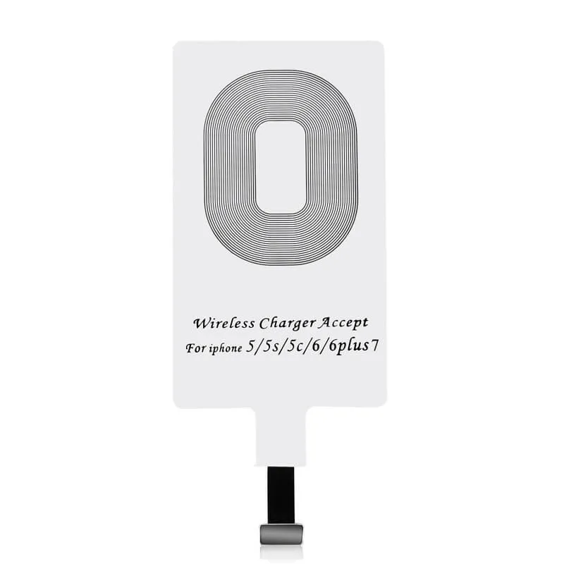 CHOETECH Lightning iPhone Ultra Thin Qi Wireless Charging Receiver Adapter (WP-IP)