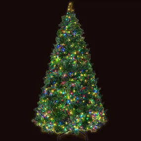 Christmas Tree 2.1M Green With 1134 LED Lights Multi Colour