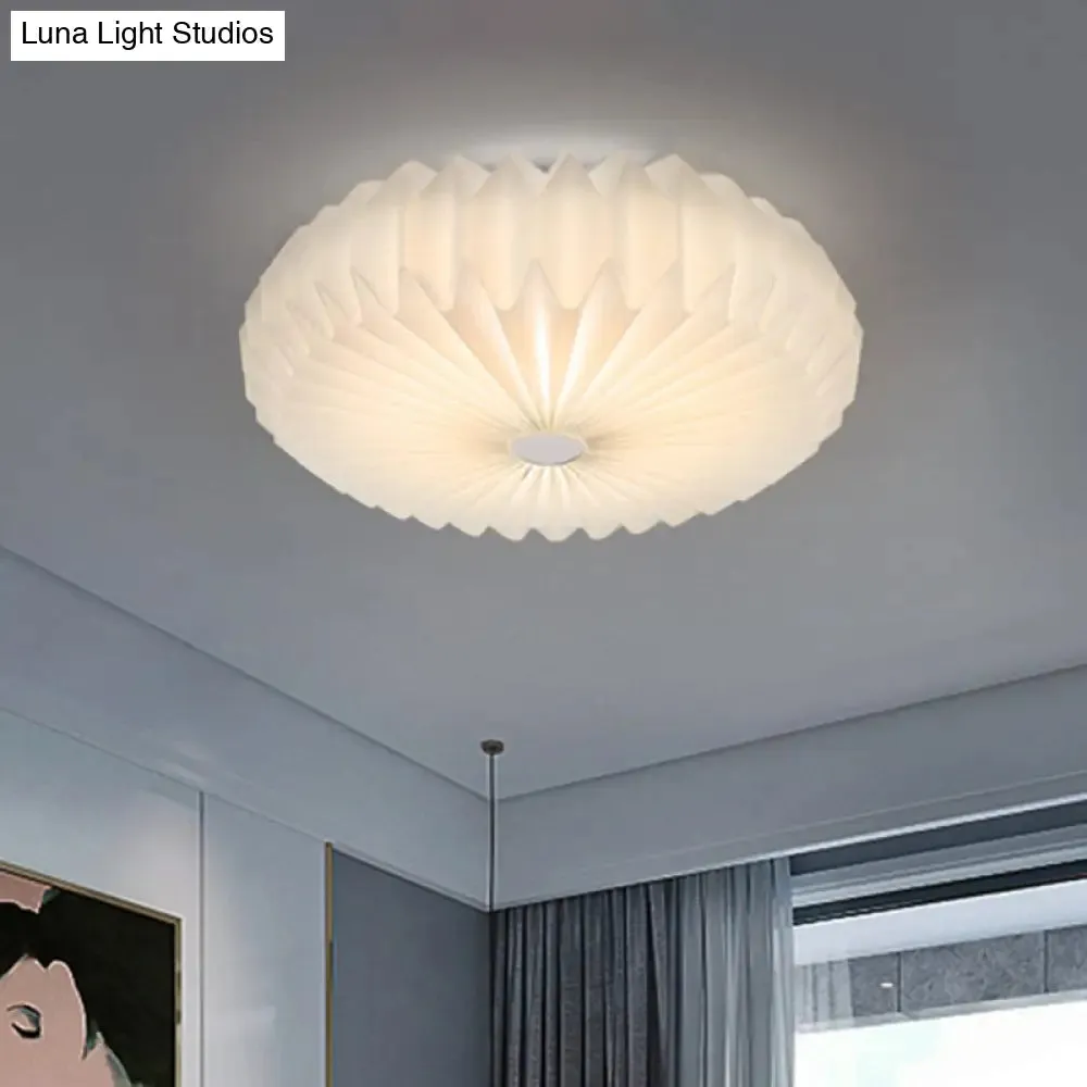 Contemporary Acrylic Flower Flush Mount Ceiling Light for Bedroom