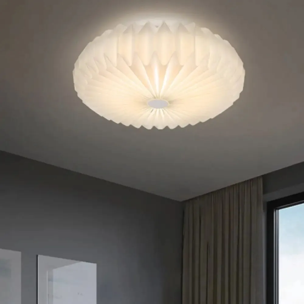 Contemporary Acrylic Flower Flush Mount Ceiling Light for Bedroom