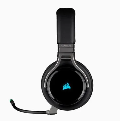 Corsair Virtuoso RGB Wireless High-Fidelity Gaming Headset, Black