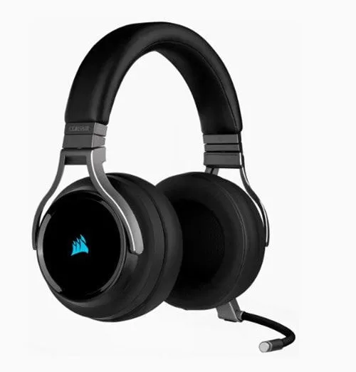Corsair Virtuoso RGB Wireless High-Fidelity Gaming Headset, Black