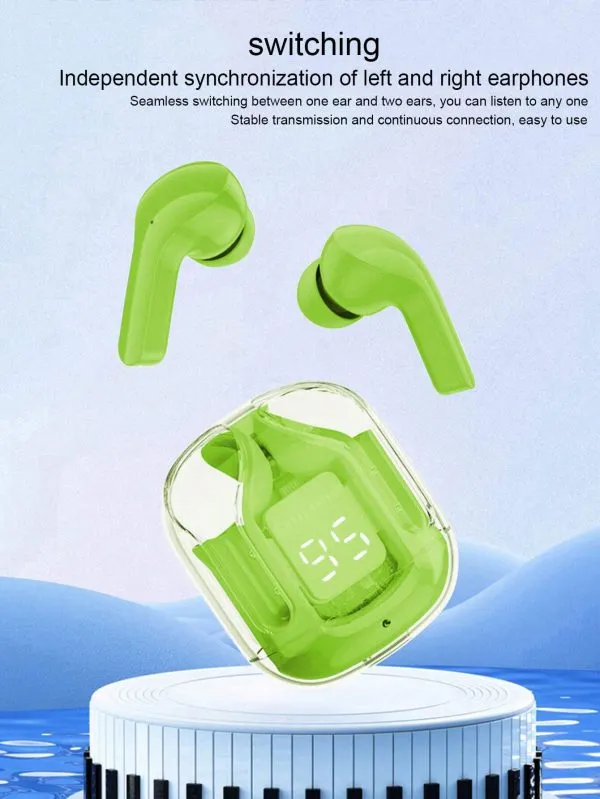 Crystal Clear Wireless Earbuds - Random Color (Air31)