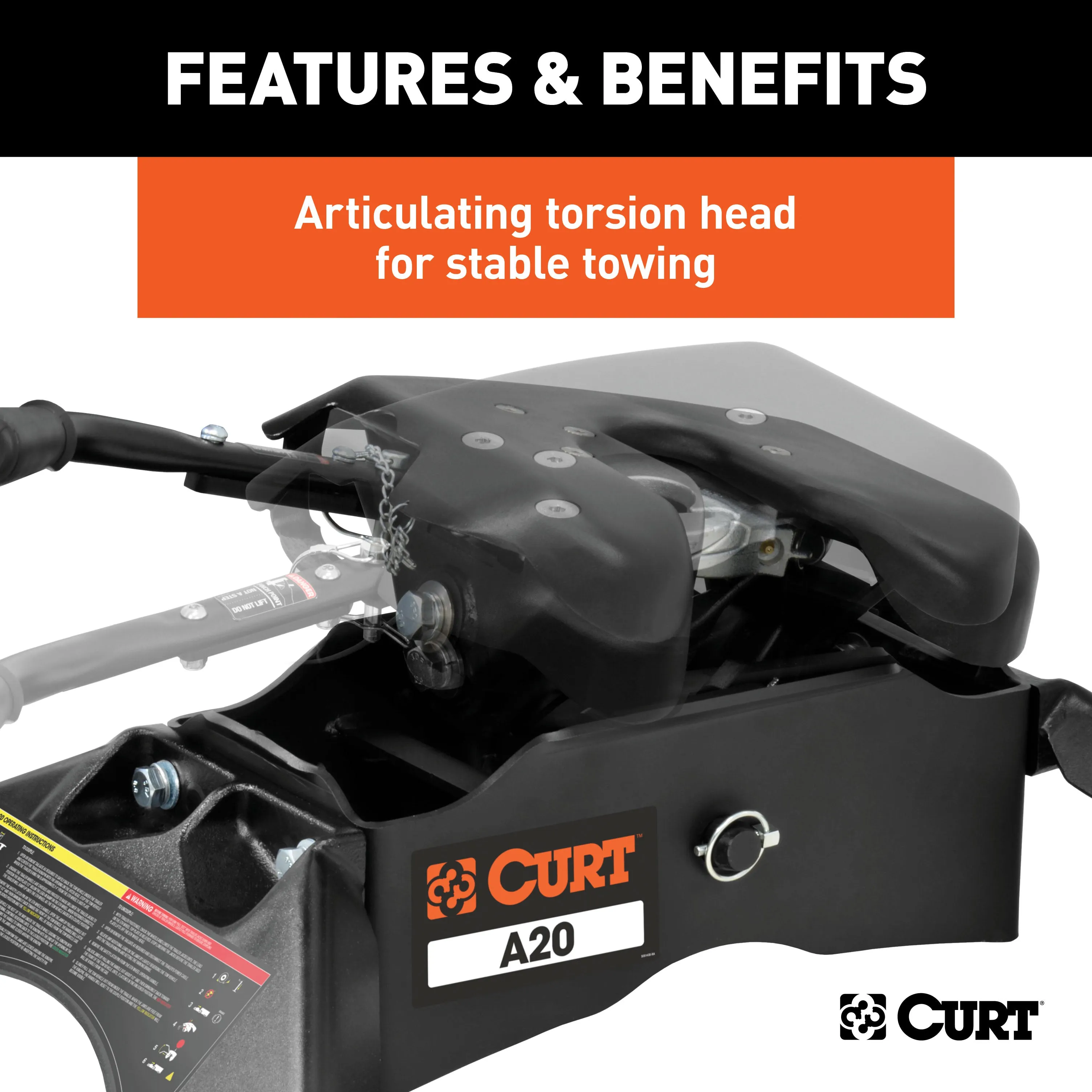 CURT 16140 CURT 16140 A20 5th Wheel Hitch; 20;000 lbs