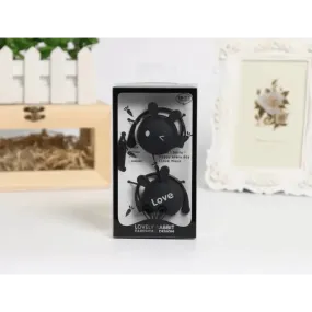 Cute Bunny Earphones: High-Quality ABS Over-Ear Headphones