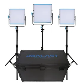 Dracast LED500 Silq Daylight LED 3 Light Kit