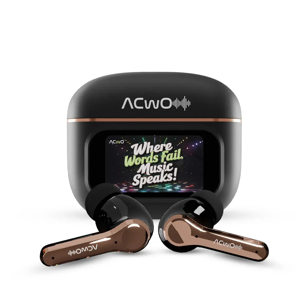 DwOTS [Touch Screen Display] Earbuds with ANC and ENC