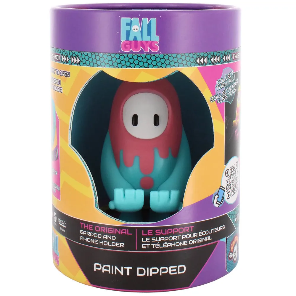 Exquisite Gaming: Fall Guys Paint Dipped Earbud & Phone Holder