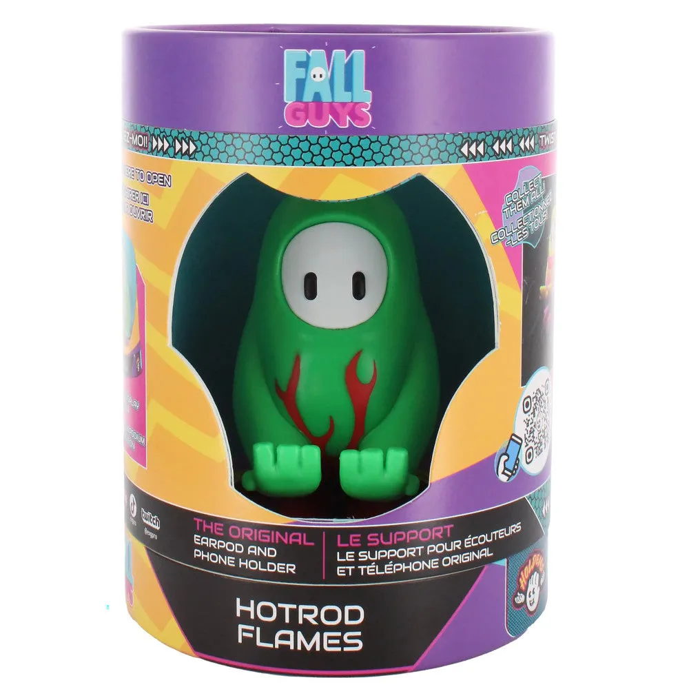 Exquisite Gaming: Holdems: Fall Guys - Hot Rod Flames Earbud & Phone Holder