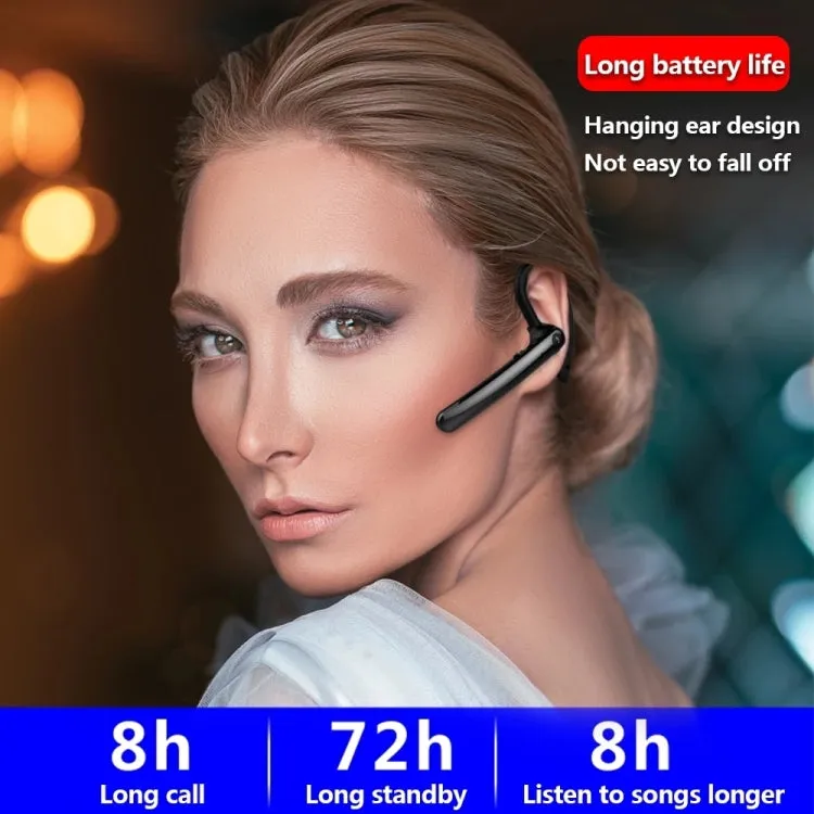 F990 Bluetooth 5.0 Wireless Earbuds with 180-Degree Rotating Hook and Noise Cancellation for Professional Use