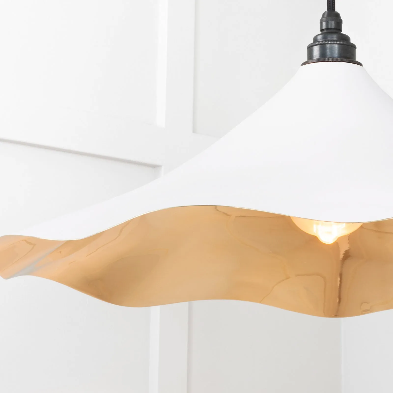 Flora Ceiling Light in Flock