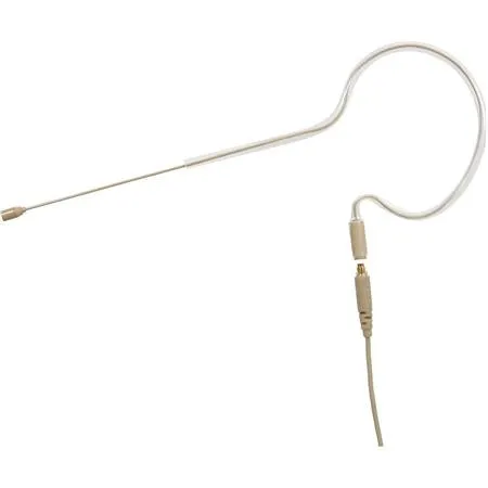 Galaxy Audio ESM8-UBG-4ATCH Beige Single Ear Uni-Directional Earset Microphone with 4 Cables for Audio-Technica Gen 2 Models