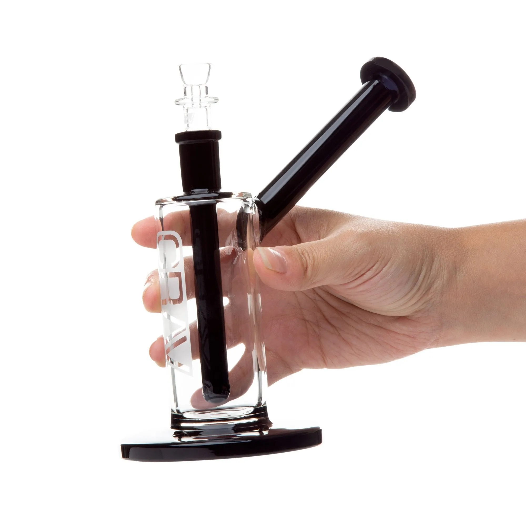 GRAV 7in Upright Bubbler - Black