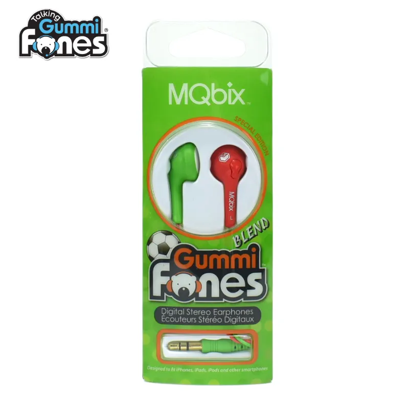 Gummi Fones 双色耳塞式耳机 MQGF22 Flexible Blend Earbuds