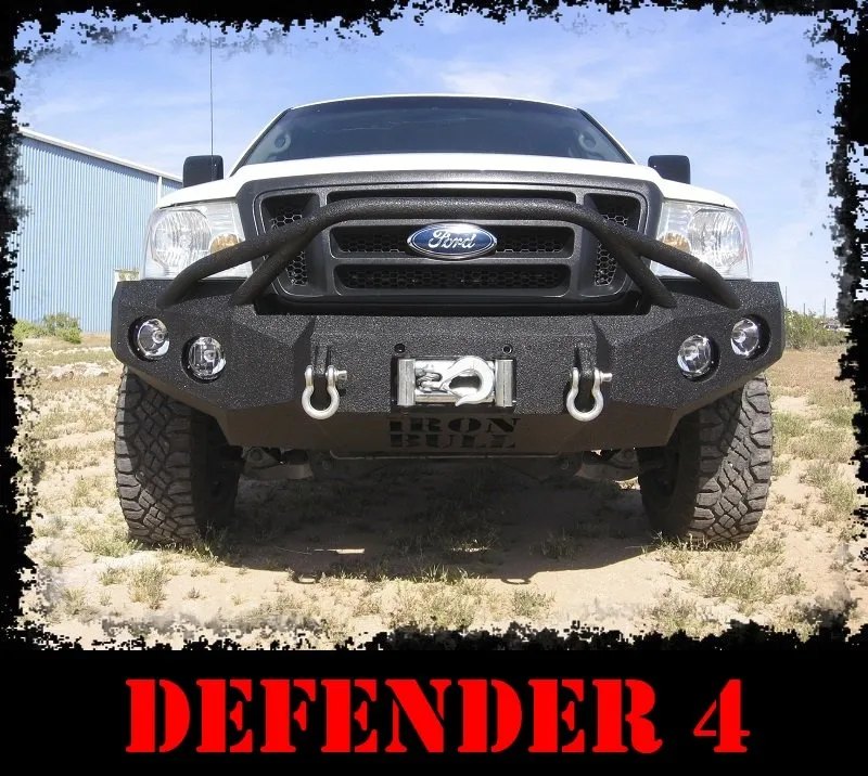 Heavy Duty Grille Guard: Defender 4
