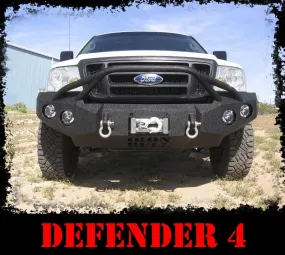 Heavy Duty Grille Guard: Defender 4