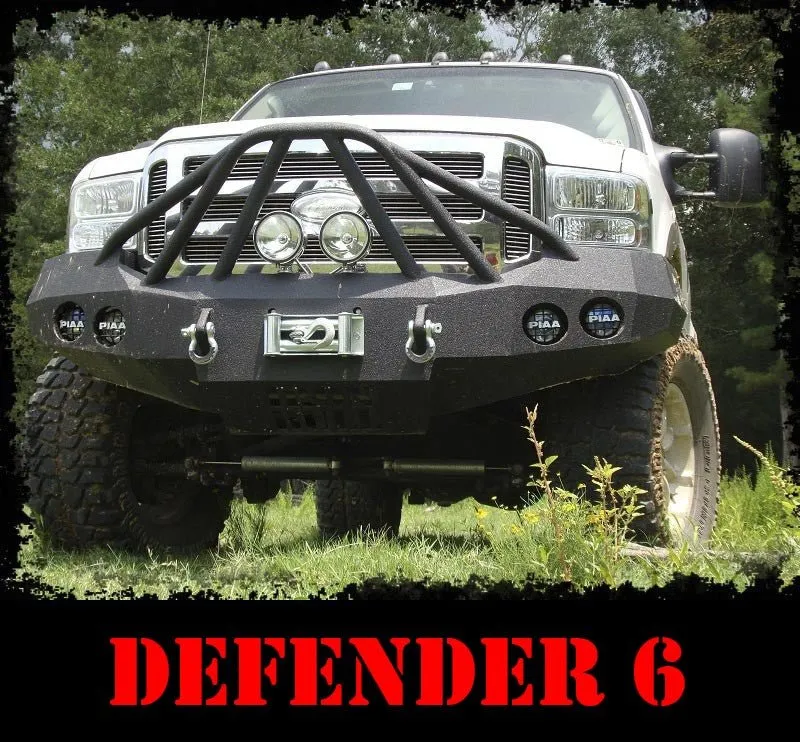 Heavy Duty Grille Guard: Defender 6