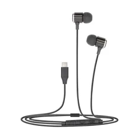 Helix ETHAUDC UltraBuds High Fidelity USB-C Earbuds with Built-In Mic and Track Controls