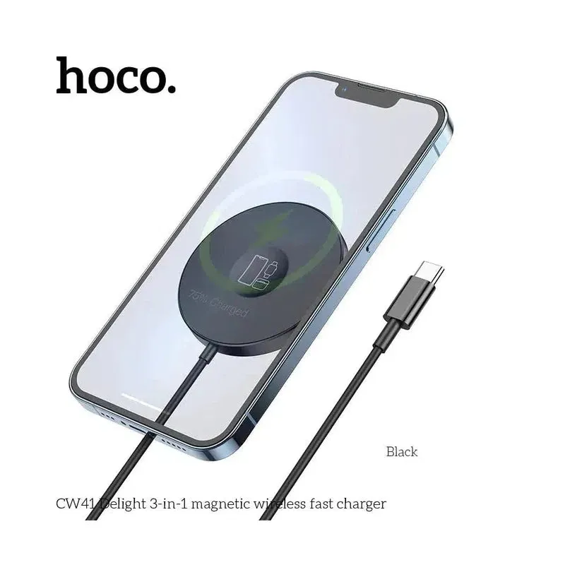 HOCO CW41 15W Wireless Fast Charger - White