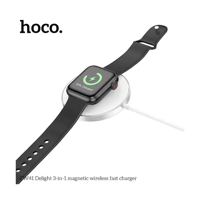 HOCO CW41 15W Wireless Fast Charger - White