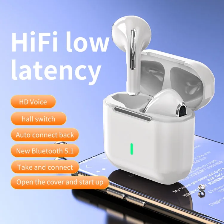 HXSJ Air-S4 Bluetooth 5.1 HiFi Stereo Wireless Earbuds with Portable Charging Case