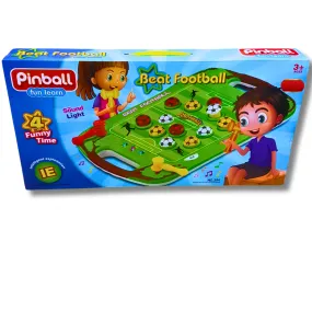 Interactive Pinball Beat Football Game with Lights & Sound for Kids (Ages 3 ) – Fun Learning Toy