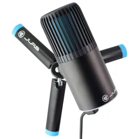 JLab Talk Go USB-C Microphone with Cardioid and Omni - Black/Blue